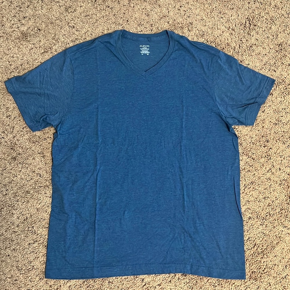 NWOT Blue Alfani V-Neck